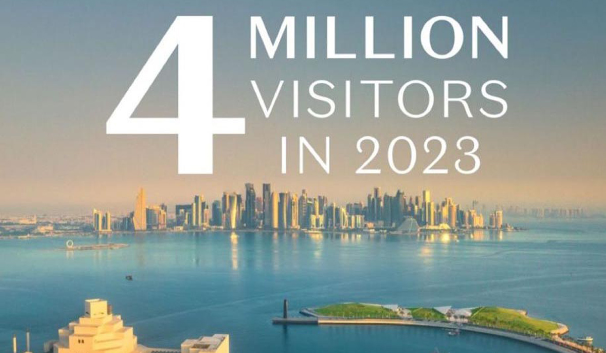Qatar welcomes 4 million visitors, a five-year high